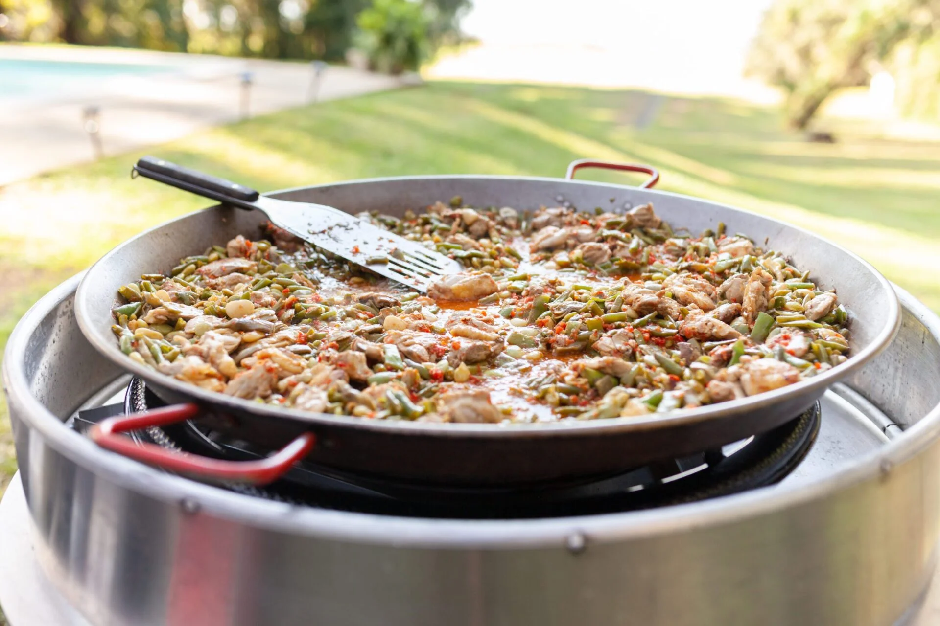 Paella Stand Windshield